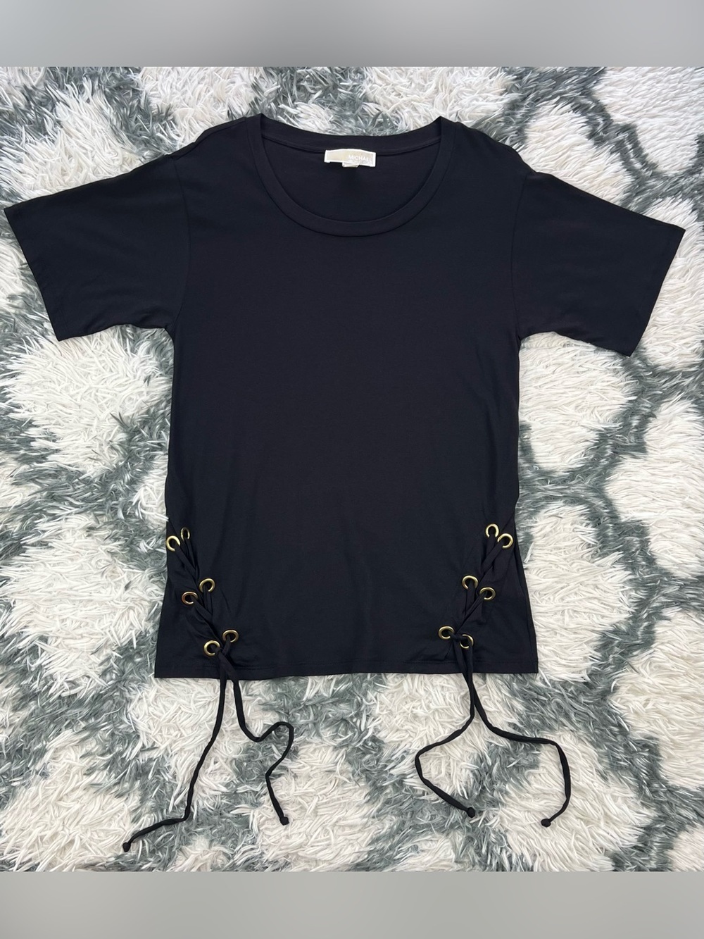 Michael Michael Kors Women’s Black Shirt With Lace Feature Size XS
